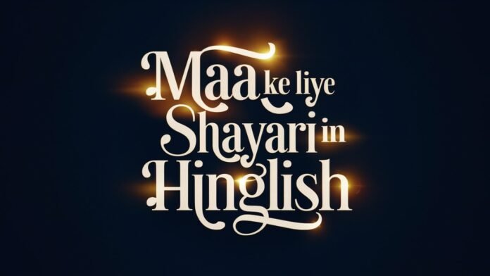 Maa Ke Liye Shayari in Hinglish