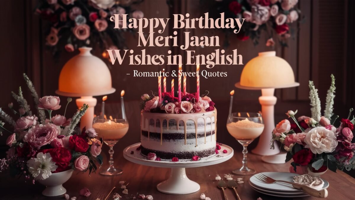 Happy Birthday Meri Jaan Wishes in English