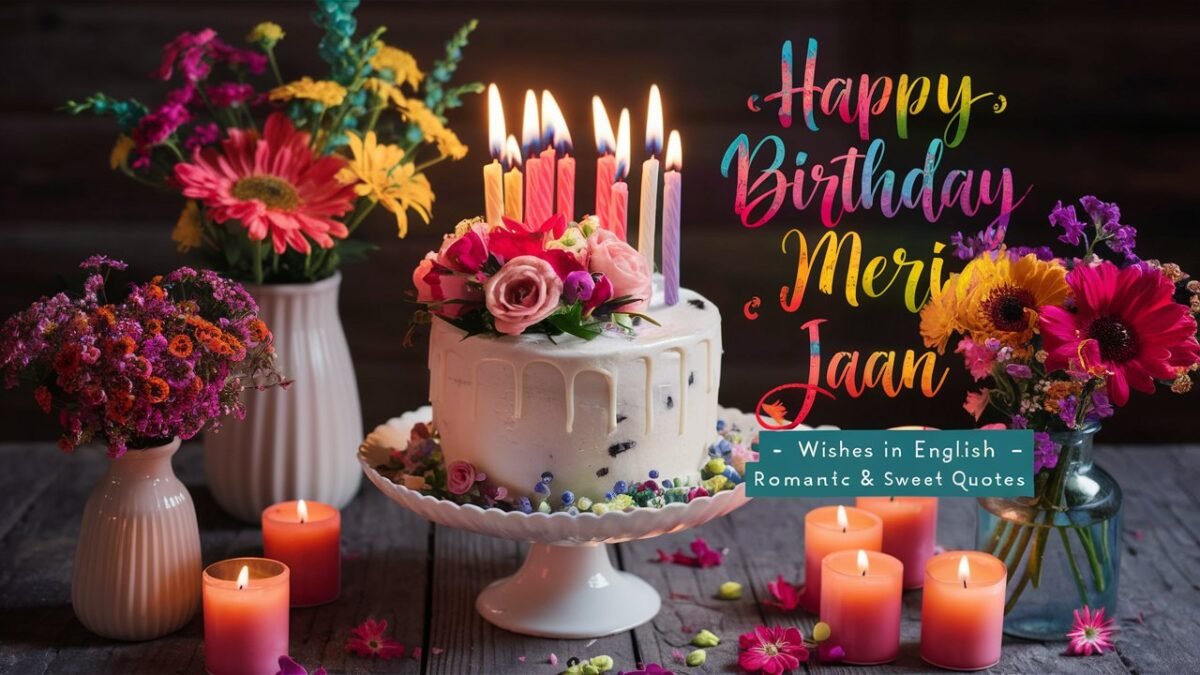 Happy Birthday Meri Jaan Wishes in English