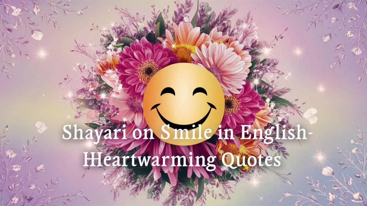 Shayari on Smile in English